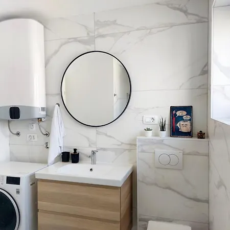 Modern 2 King Size Bed, Sea View, Walk To Beach And Center * ספליט