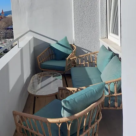 Modern 2 King Size Bed, Sea View, Walk To Beach And Center דירה ספליט